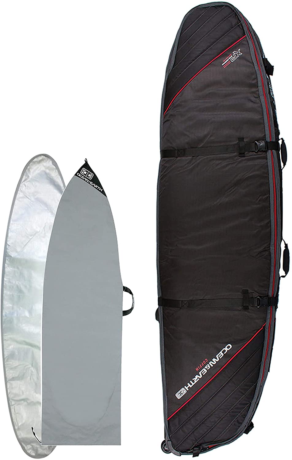 定番から日本未入荷 オーシャンアンドアース Oceanearth 7 0 213cm ハードケースクアッドウィールショートボード車輪付き1 5本用hard Case Quad Wheel Short 7 0 Shortboard Cover Blackblue サーフボードサーフボードおしゃれ ニット 車 バブル バ手作り デニム