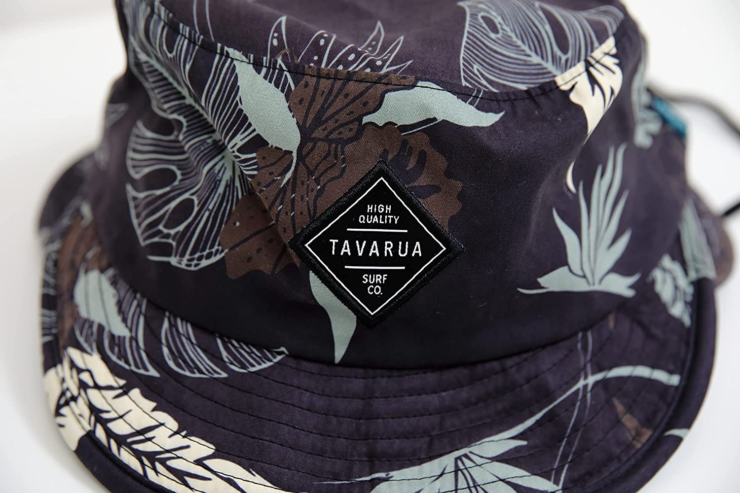 市場 タバルア Beanie Brim ドルフィン Surfhat Black 紐 Warm ツ Tavarua サイズ 大きい おすすめ Uvハットユニセックス Botanical タヴァルア ダブルブリム