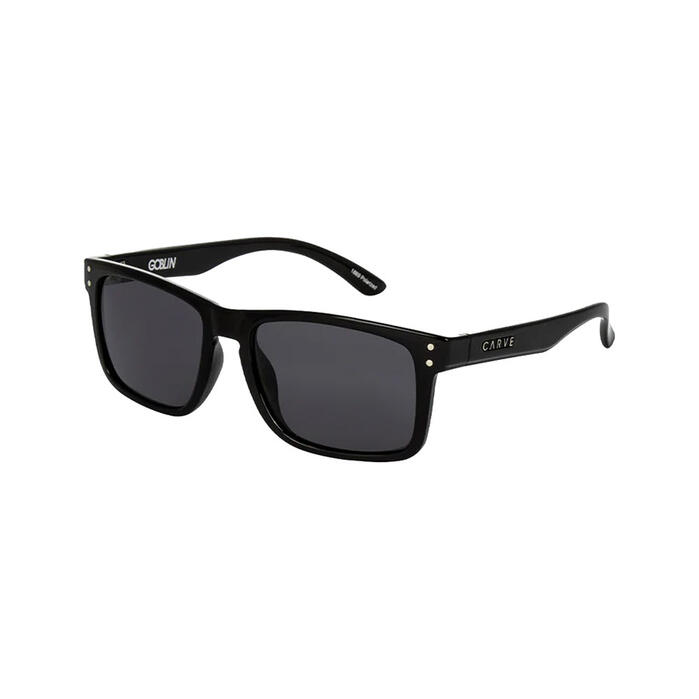 カーブ (CARVE)ゴブリンリグロスブラックグレー偏光CARVE 1869 GOBLIN GLOSS BLACK/GREY POLARIZED　サーファー 便利/サングラス アイウェア SUNGLASS EYE WEARフィン FIN 便利 ローカル 初心者 事故タイムセ ブラックフライ