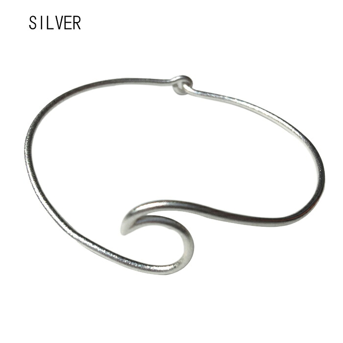 サーフジュエリー(SURF JEWELRY)ウェーブバングルシルバー銀製Wave Bangle silver　サーフィンローカルウェアアパレルtシャツキャップロンtプリントオリジナルブランドデザインタイムセールウェットスーツ WETSUITS ウェットバッグ WET BAG　今治 サーフ8 ブランド ブラッコ