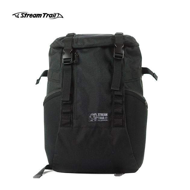 流れトレイル (StreamTrail) ミカサバックパックリュックサックショルダーバッグ BACKPACK MIKASA/BLACK 波乗りのデッキパッドローカル未経験者波音沙汰御召しもの御召しものはtシャツキャップバックパックスリュックサックリュックのアウトドアウェサーフィン コツ ねじ 怪