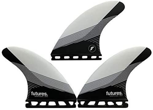 フューチャーズ フィンシステム (FUTURES FINS) ダレンハンドリー ショートボードトライフィン ヘキサライト 3本セット RTM HEX DHD LARGE WHITEBLACK サーフィン コツ ねじ 怪我 ケース 違い FCSロングボードファンボードシングルフィンボックス  選び方 種類 ねじ ばら売