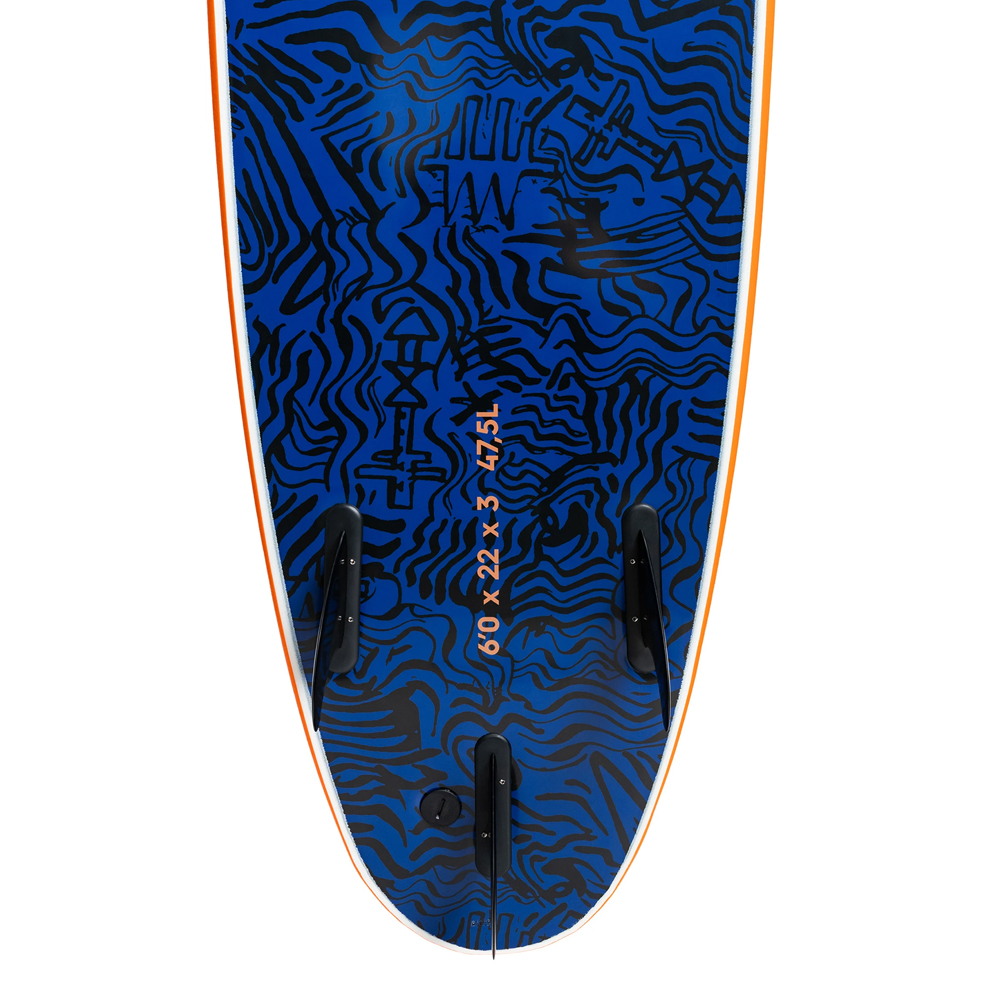 57％以上節約 新入荷 QS ソフトボード BREAK ORANGE 8ft accueillir