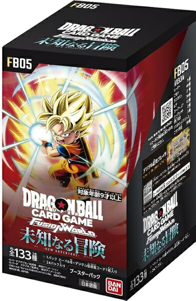 ドラゴンボールスーパーカードゲーム フュージョンワールド ブースターパック 未知なる冒険［FB05］24パック入BOX