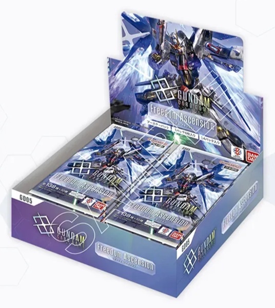 【8/31】楽天市場 毎日のお買い得 17 ガンダムカードゲーム ブースターパックFreedom Ascension【GD05】24パック入BOX(再販)※お一人様 1BOX まで