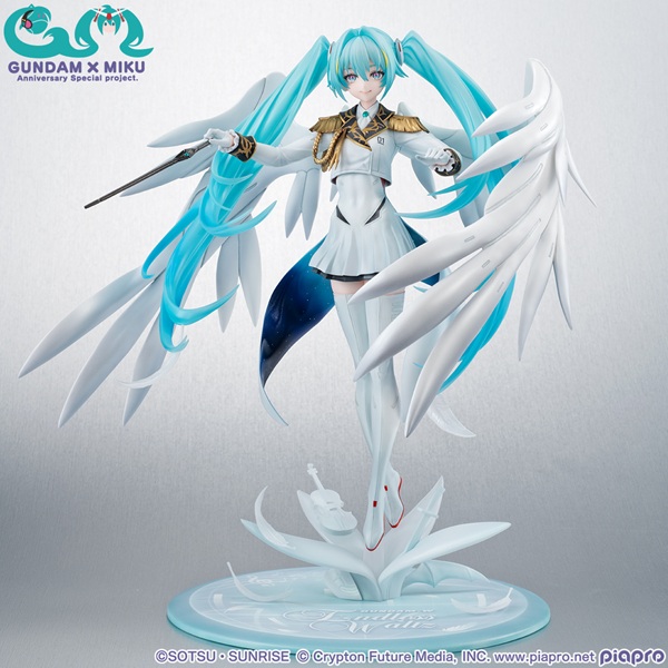 【2026年12月予約】【二次受注】 Lucrea（ルクリア） 機動戦士ガンダム45周年×初音ミク 初音ミク×ウイングガンダムゼロ EW　1/7塗装済み完成品〔メガハウス〕（260206予約開始）