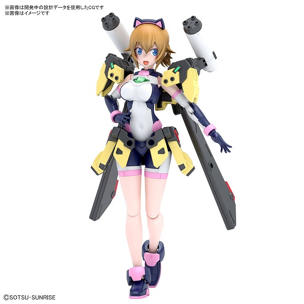 ぷ*ん様 【新品未組立】30MS、Figure-rise Standard 11 バンダイ Figure-rise Standard 30MS あばたーふみな 塗装済み