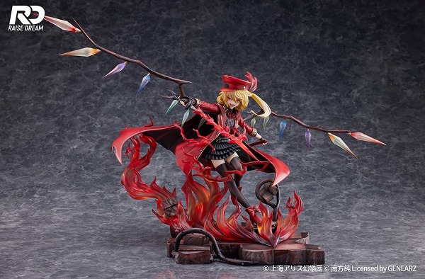 東方Project フランドール・スカーレット 軍服Ver. イラストby南方純 1/6塗装済み完成品〔Raise Dream〕（231003予約開始）