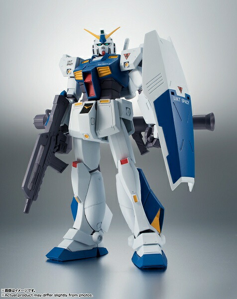 ROBOT魂 ＜SIDE MS＞ RX-78NT-1 ガンダムNT-1＆チョバム・アーマー ver. A.N.I.M.E.　塗装済み完成品〔BANDAI SPIRITS〕（250701予約開始）画像
