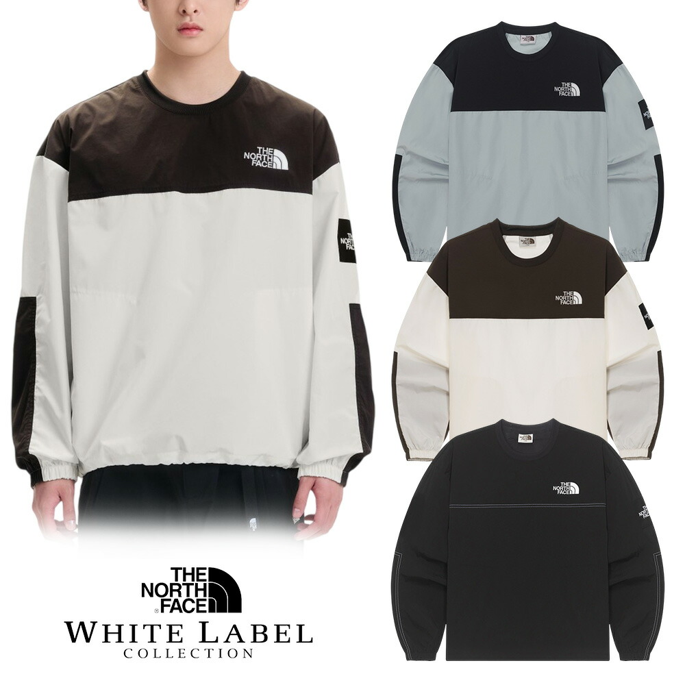 ☆百貨店SALE最大限度2000円クーポン券☆ 貨物輸送無料 北の方人間の顔 調教師 THE NORTH FACE ALBANY CREWNECK WHITE LABEL 白いこと付け札 労働者の一団素っ首 長袖 トレーナー ユニ一発やる 男女兼用 メンズ レディース 韓国押さえる NM5MR03 【韓国置き目品/関税込/ソックス 差し上げ物】
