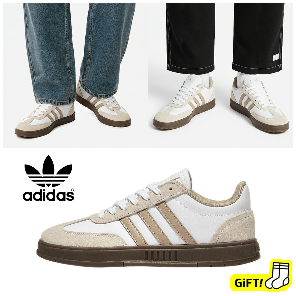 adidas アディダス スニーカー GRADAS KJ0860 WHITE BROWN シューズ グラダス レザーアッパー ホワイト ブラウン メンズ レディース 楽天市場】adidas アディダス スニーカー GRADAS KJ0860 WHITE BROWN