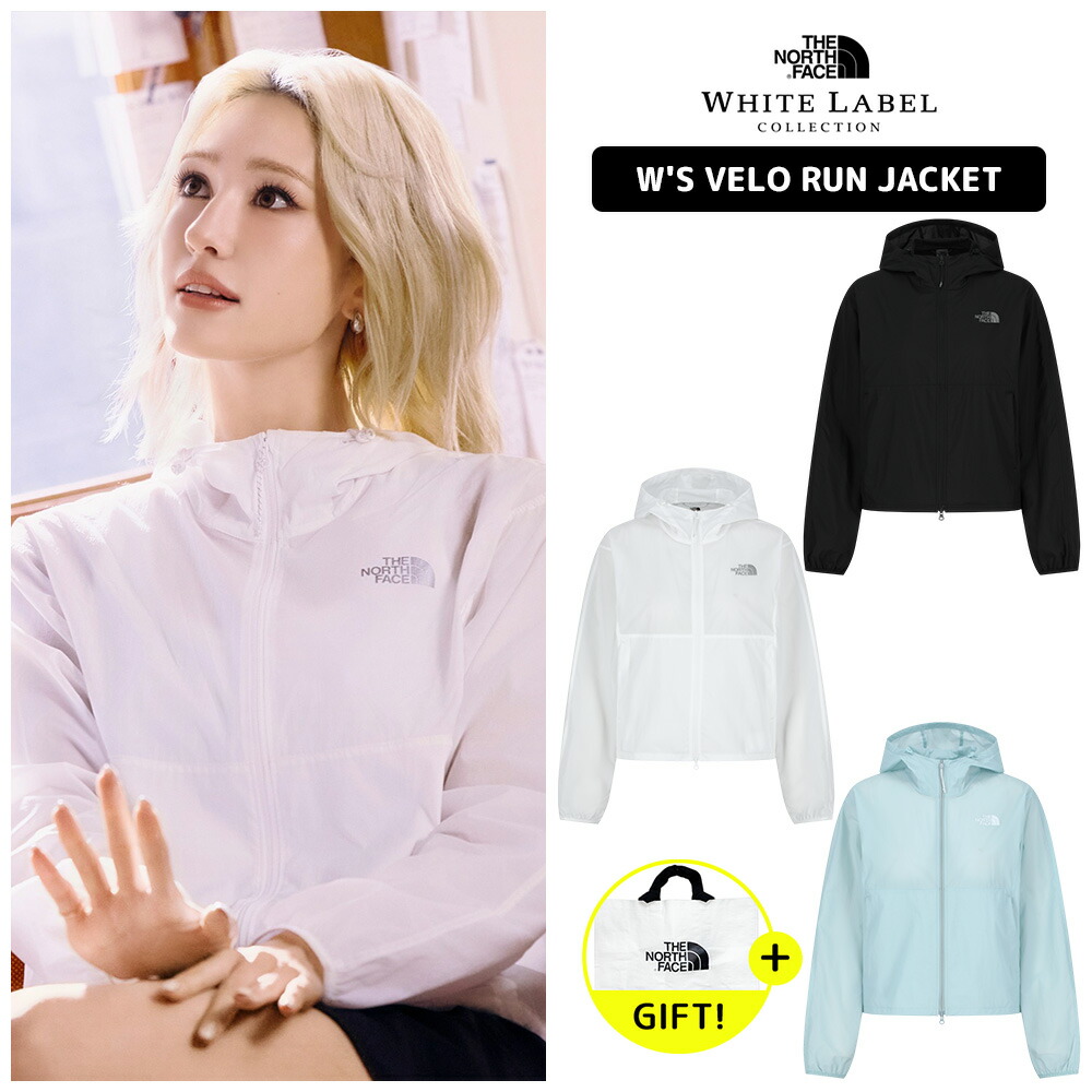 ★貨物輸送無料★ 北の方人間の顔 THE NORTH FACE W\u0027S VELO RUN JACKET WHITE LABEL 白いこと付け紙 韓国北の方人間の顔 アウター ジップアップ 運動すること お出かけ デーリー 心地よい レディース 亭主もち 春 秋 NJ3LS36J NJ3LS36K【韓国定め事品/関税込/エコ御徒面子 差し上げ物】