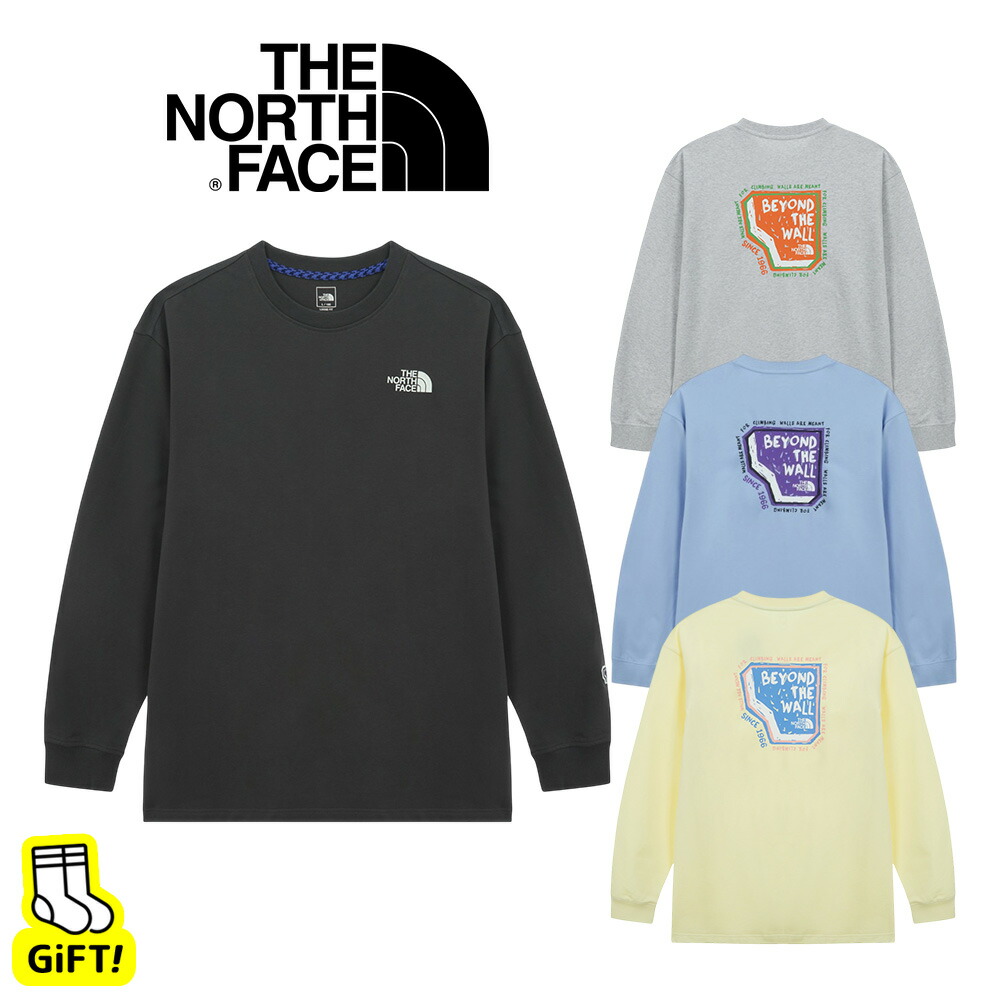 ☆貨物輸送無料☆ 北の方人間の顔 THE NORTH FACE M\u0027S OVERWALL L/S R/TEE 韓国北の方人間の顔 長袖 流汗 プルオーバー カットソー 調教師 トップス 心地好い デーリー コーデ メンズ NT7TS00A NT7TS00B 【韓国置き目品/関税込/ソックス 差し上げ物】