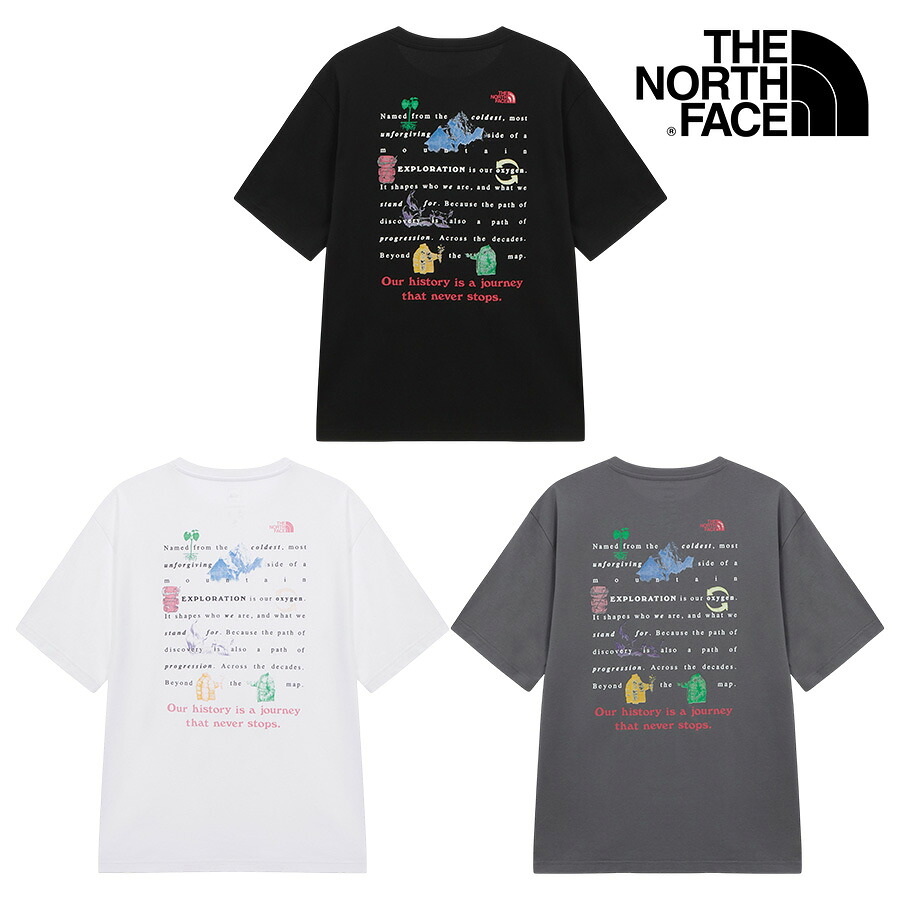 ★送料無料★ ノースフェイス Tシャツ M'S WORDLINE EX S/S R/TEE 韓国ノースフェイス 半袖 バックプリント 接触冷感 オーバーサイズ ゆったり お出かけ カジュアル ストリート アウトドア メンズ レディース 男女兼用 春 夏 NT7US68A NT7US68B 【韓国正規品/関税込】｜YEPPUDA