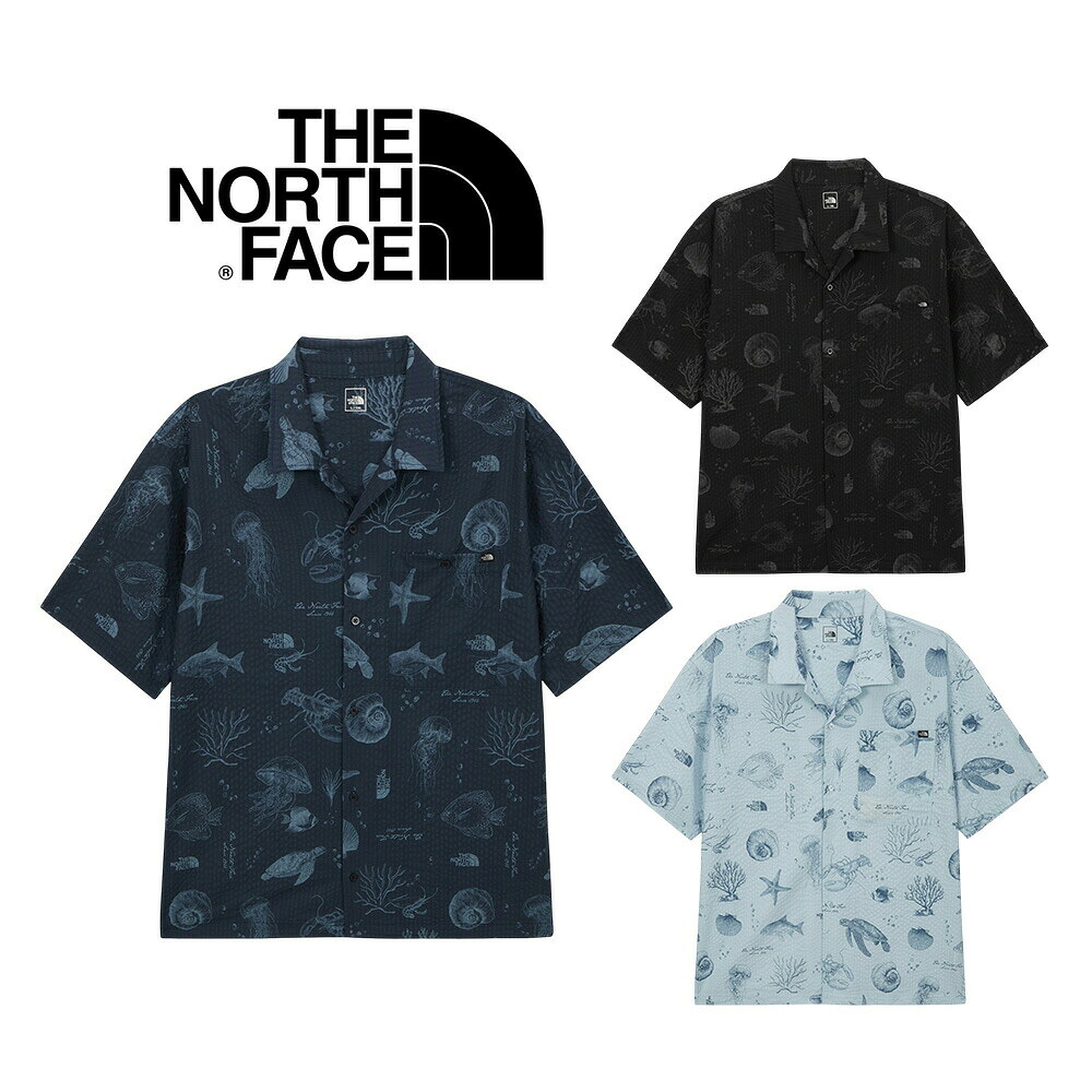★最大2000円クーポン★ 送料無料 ノースフェイス 半袖シャツ THE NORTH FACE M'S MARIS S/S SHIRTS 韓国ノースフェイス アロハシャツ オープンカラー 総柄 マリン柄 リゾート オーバーサイズ ストリート 夏服 デイリー 男女兼用 NH8SS07A NH8SS07C 【韓国正規品/関税込】|YEPPUDA