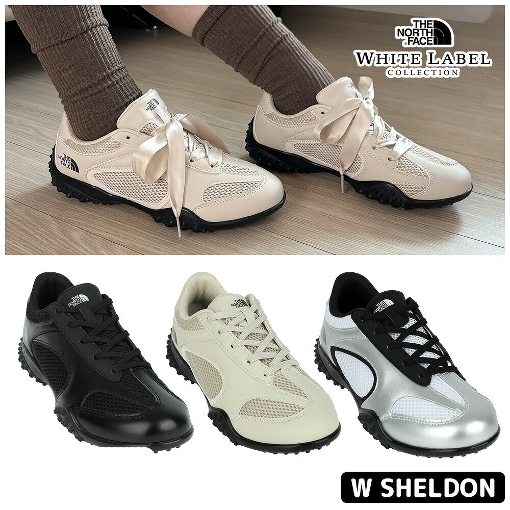 ★送料無料★ 送料無料 ノースフェイス シューズ THE NORTH FACE W SHELDON WHITE LABEL ホワイトレーベル 韓国ノースフェイス スニーカー 付替え シューレース付属 通気性 韓国限定 【韓国正規品/関税込】｜YEPPUDA