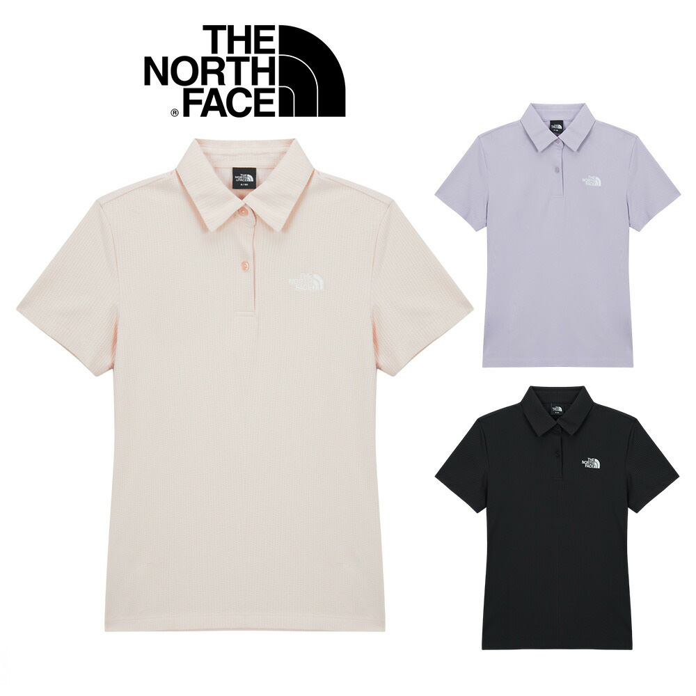 ★最大2000円クーポン★ 送料無料 ノースフェイス ポロシャツ THE NORTH FACE W'S SWING S/S POLO 韓国ノースフェイス 半袖 襟付き Tシャツ ゴルフウェア スポーツ シンプル レディース ウィメンズ 女性 夏 NT7PS31A NT7PS31C【韓国正規品/関税込】|YEPPUDA