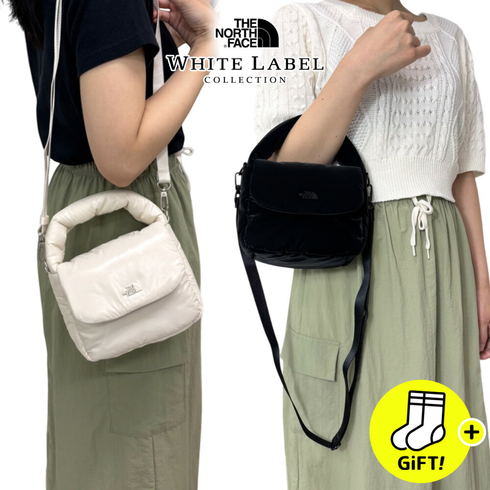 ☆貨物輸送無料☆ 北の方人間の顔 御徒面子 THE NORTH FACE BUBBLY TOTE BAG MINI WHITE LABEL 白いこと付け札 韓国押さえる ミニ御徒面子 トートバッグ 差し交わす御徒面子 曲がった掛け ショルダーバッグ  レディース 成人女性 NN2PR70J NN2PR70K 【韓国置き目品/関税込/ソックス 差し上げ物】