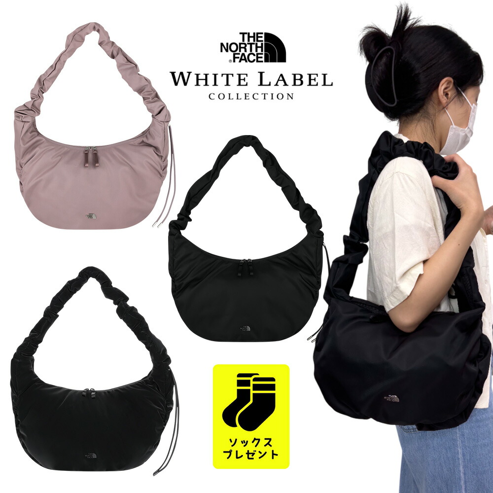 ☆最大限度500円OFF☆ 貨物輸送無料 北の方人間の顔 御徒面子 THE NORTH FACE BONNEY HOBO BAG L ショルダーバッグ ボニー ホーボーバッグ WHITE LABEL 白いこと付け札 ハンドバック トートバッグ 韓国押さえる 韓国流行り物 2WAY 大静電容量 NN2PR66L 【韓国置き目品/関税込/ソックス 差し上げ物】
