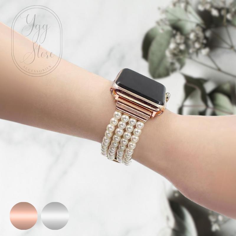 Anne  ハートチェーン Apple Watch バンド 3色 関税送料無 ANNE KLEIN ☆ハート型チェーン Apple Watchバンド 3カラー