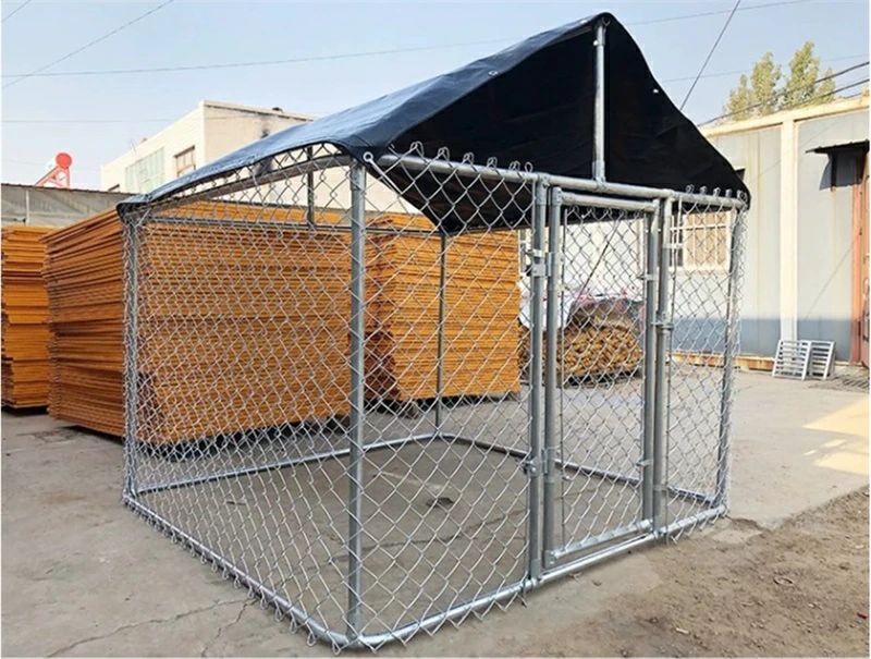 Dog cage 犬のかご ペットフェンス針金犬籠大型犬室外ポンポン穴開けずDIYペットケージ|YHBOX店
