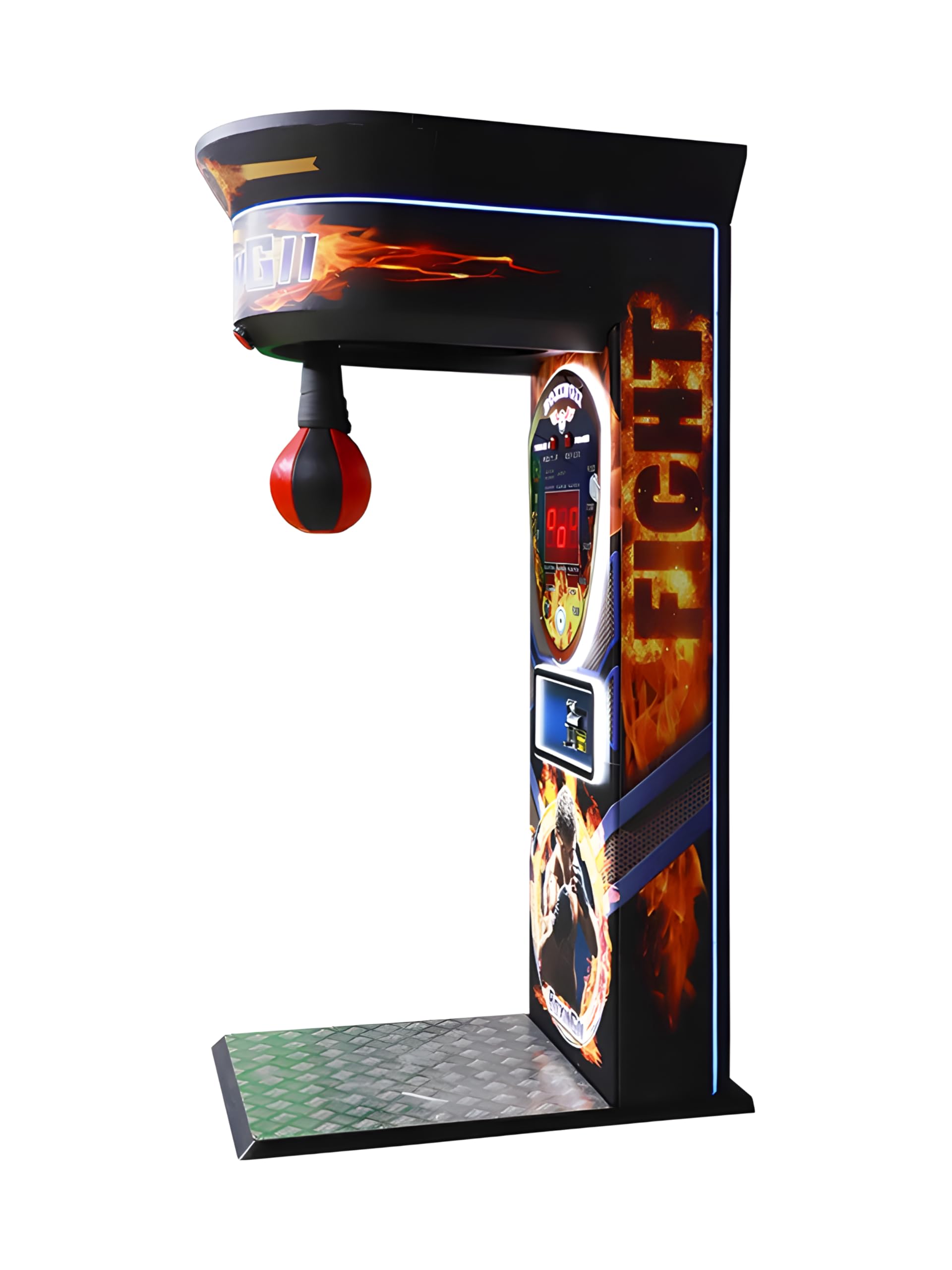 鋳貨式ボクシング力強さ価値づける器械 火竜殴り付ける コーラ器械 ゲームセンター?お役目用?遊園地相応う 吹き抜け力くらべ 拳王争