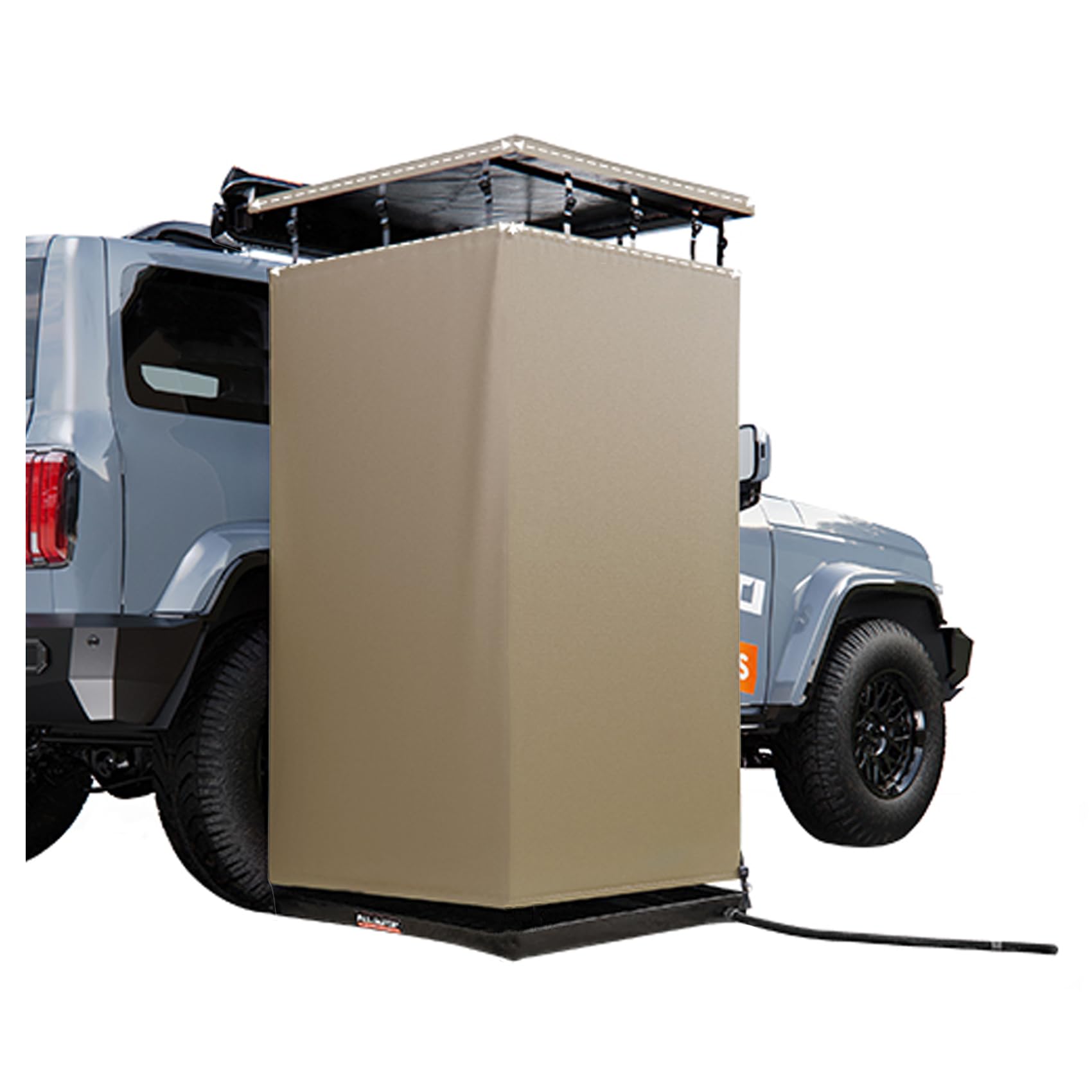 カーサイドテント シャワーテント キャンプ用 車 テント 着替えテント 折りたたみ 車連結テント 透けな 防風 防水 プライバシー｜YHBOX店 29,970円