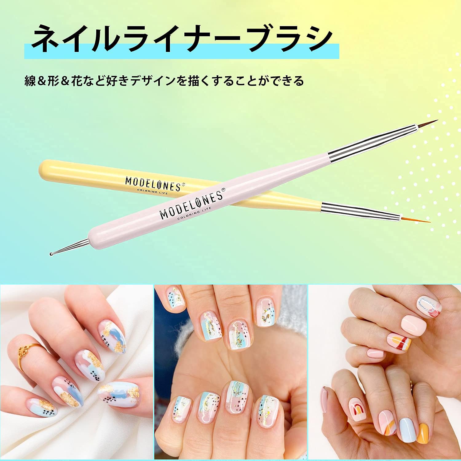 ネイル ダスターブラシ SHAREYDVA シャレドワ マニキュアブラシ ハード クリア