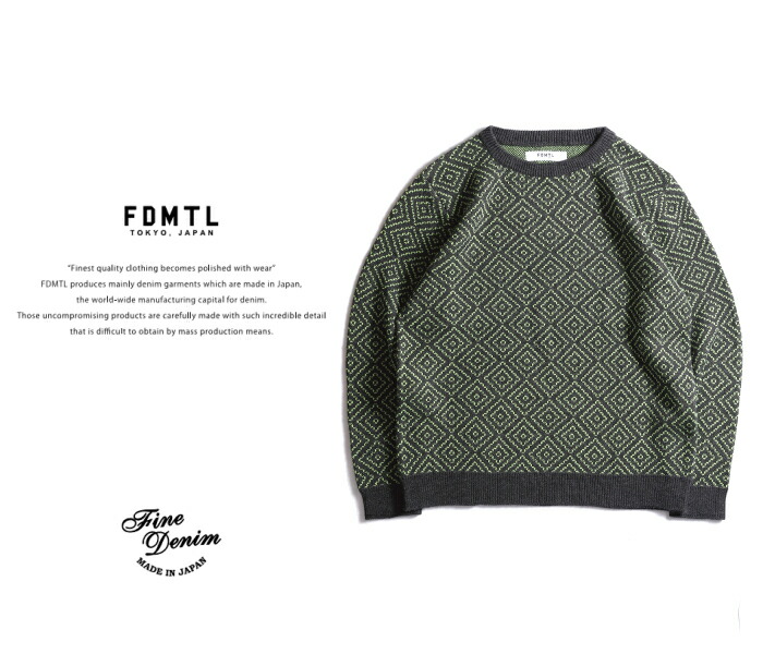 肌触りがいい 楽天市場 Fdmtl Fawl32n Sashiko Wool Sweater Neon 刺し子ウールセーター ネオン メンズ Fundamental ファンダメンタル ウールセーターメンズ セーター刺子 ｙｉｅｌｄ 送料無料 Www Trailconnections Com