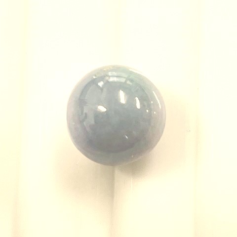 ラベンダー翡翠　丸玉　10.6mm　ルース 10.56ct　無穴　 ヒスイ　ひすい