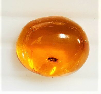 ドミニカ産　ブルーアンバー　虫入り 8.92ct　虫入り琥珀　ルース