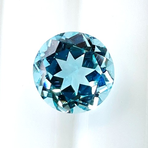 アクアマリン　ラウンドカット　3.00ct　ルース