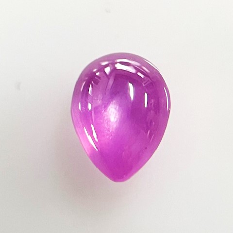 ピンクスターサファイア　ペアシェイプ　0.65ct ソーティング付きルース