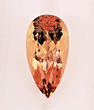 インペリアルトパーズ　ペアシェイプ 4.62ct　ルース　トパーズ