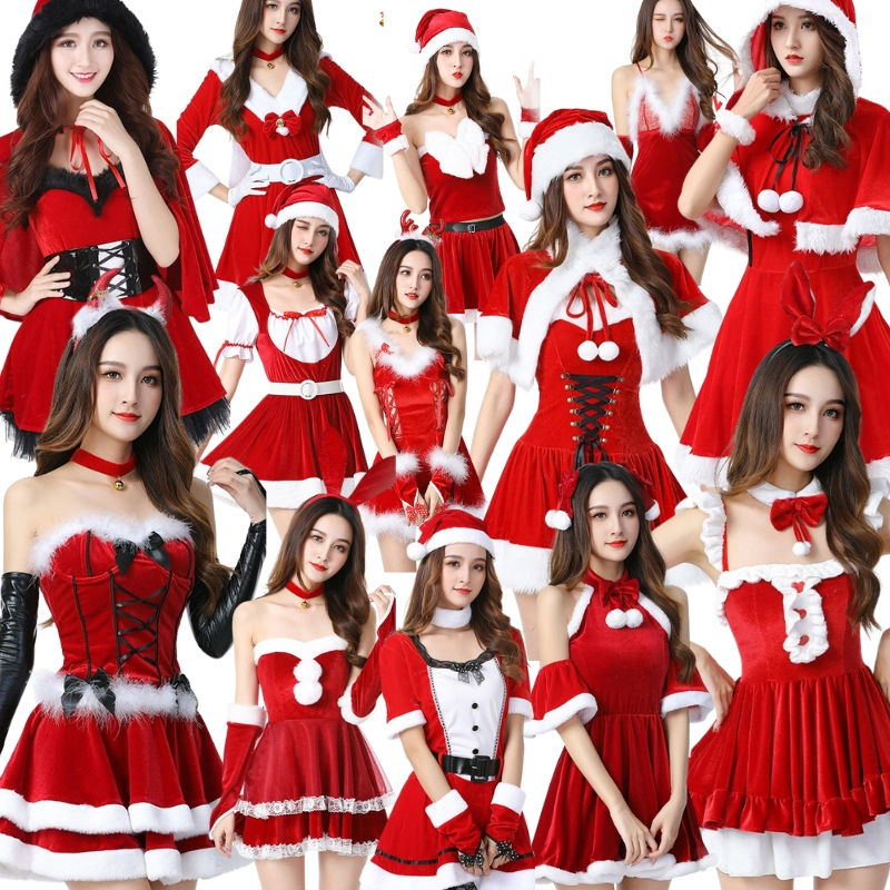 サンタ コスプレ サンタコス クリスマス サンタクロース コスチューム 衣装 長袖 半袖 コス セクシー クリスマス サンタコスチューム クリスマスコスプレ ワンピース ケープ 赤 撮影 メイド ハロウィン 仮装 クリスマス衣装 メイド服 魔女 妖精 コスチューム海外通販