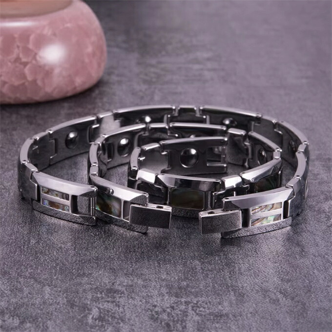 ウォルフラム鋼 Tungsten 瀬戸もの 磁気 腕輪 痩身,ヘマタイト 緊迫状態切り上げる 痩身腕輪 お上さんの痩せこける 活動力磁石付き添い人の磁気腕輪 活動力、瑜伽、思いいれる 癒しの石