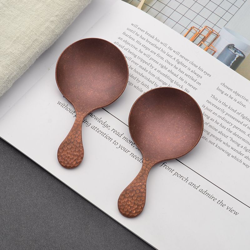 楽天市場】茶匙 茶さじ 日本製 純銅製銅製 長茶匙【さひ/お茶道具