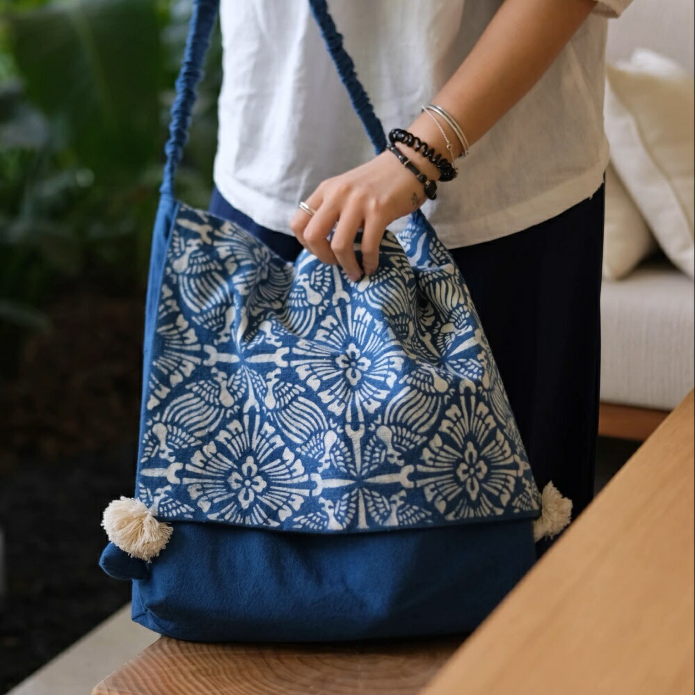 楽天市場】【古布ショルダーバッグ】作家一点物 襤褸 BORO パッチ