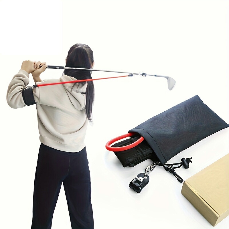 ゴルフスイング矯正トレーナー 姿勢改善 補助器具 練習用 スイングフォーム矯正 器具 男性用 女性用 室内 屋外 練習スティック 初心者 中級者向け 収納バッグ付き 軽量 携帯便利 スイング練習 トレーニング器具 ゴルフ上達グッズ ギフトにも最適
