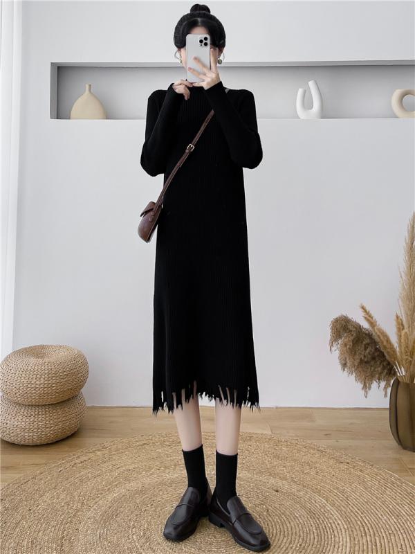 服 カワイイ 分かりやすい 成年者カワイイ スウェーター 編み物 ボトムス  か細い 科目  御召しもの 流行り物 秋冬 長袖 オシャレ レディース