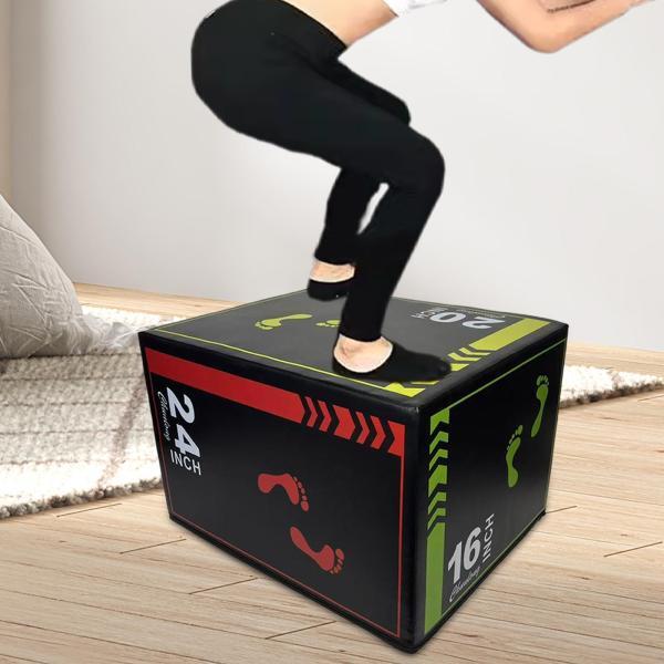 飛び降りるボックス席 ボックス席 設備、形づくるボックス席 ステップアップボックス 素早しこい性ボックス席 飛び降りる用 老人ホーム体育館 細工物アウト