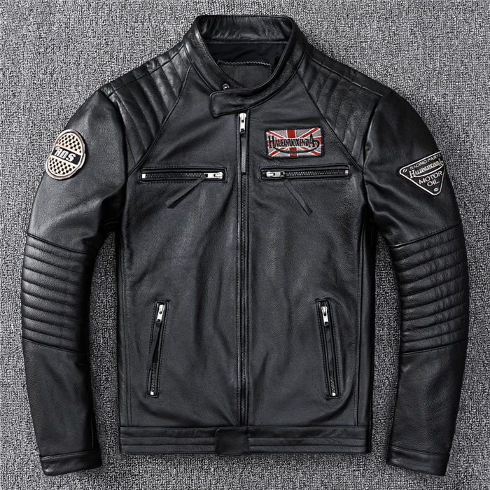 本革上衣 飛行上衣 なめし革上衣 牛皮 革ジャン 本革 革上衣 ライダースジャケット なめし革厚地の外套 メンズ 父の日 貨物輸送無料