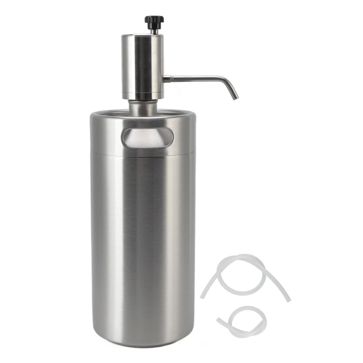 ビール樽 生ビールディスペンサー ビールサーバー 電動ビールタップ ミニビール樽 Keg カプラーディスペンサー シリコンチューブ付き パ