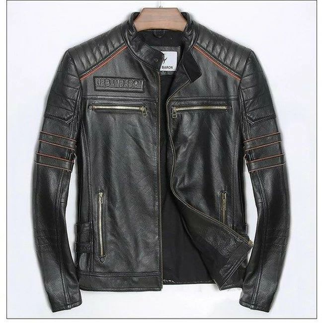 春秋冬 本革ジャケット 牛革製ジャケット 大きいサイズ カッコイイ ライダースジャケット ファッション 革ジャン レザーコート カジュア
