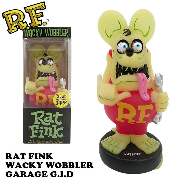Rat Fink Doll ラットフィンクドール　　RINK FINK 楽天市場】ラットフィンク フィギュア 限定品 ソフト ビニール ドール