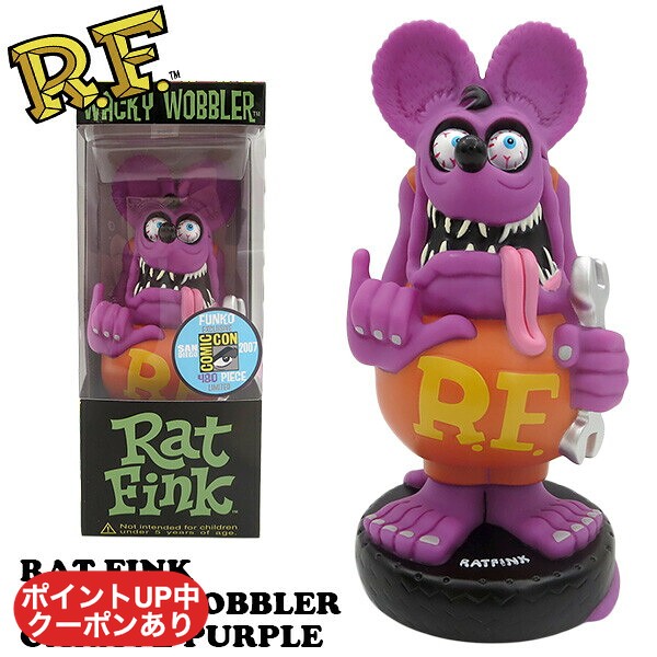 楽天市場】FUNKO Wacky Wobbler RAT FINK （メタリックブルー） ラット
