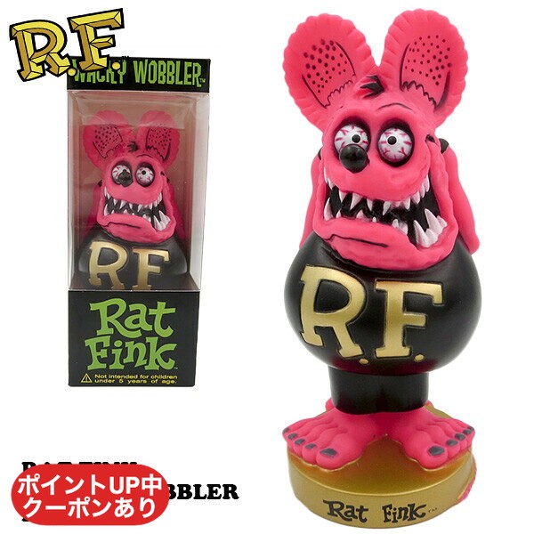 楽天市場】FUNKO Wacky Wobbler RAT FINK （メタリックブルー） ラット