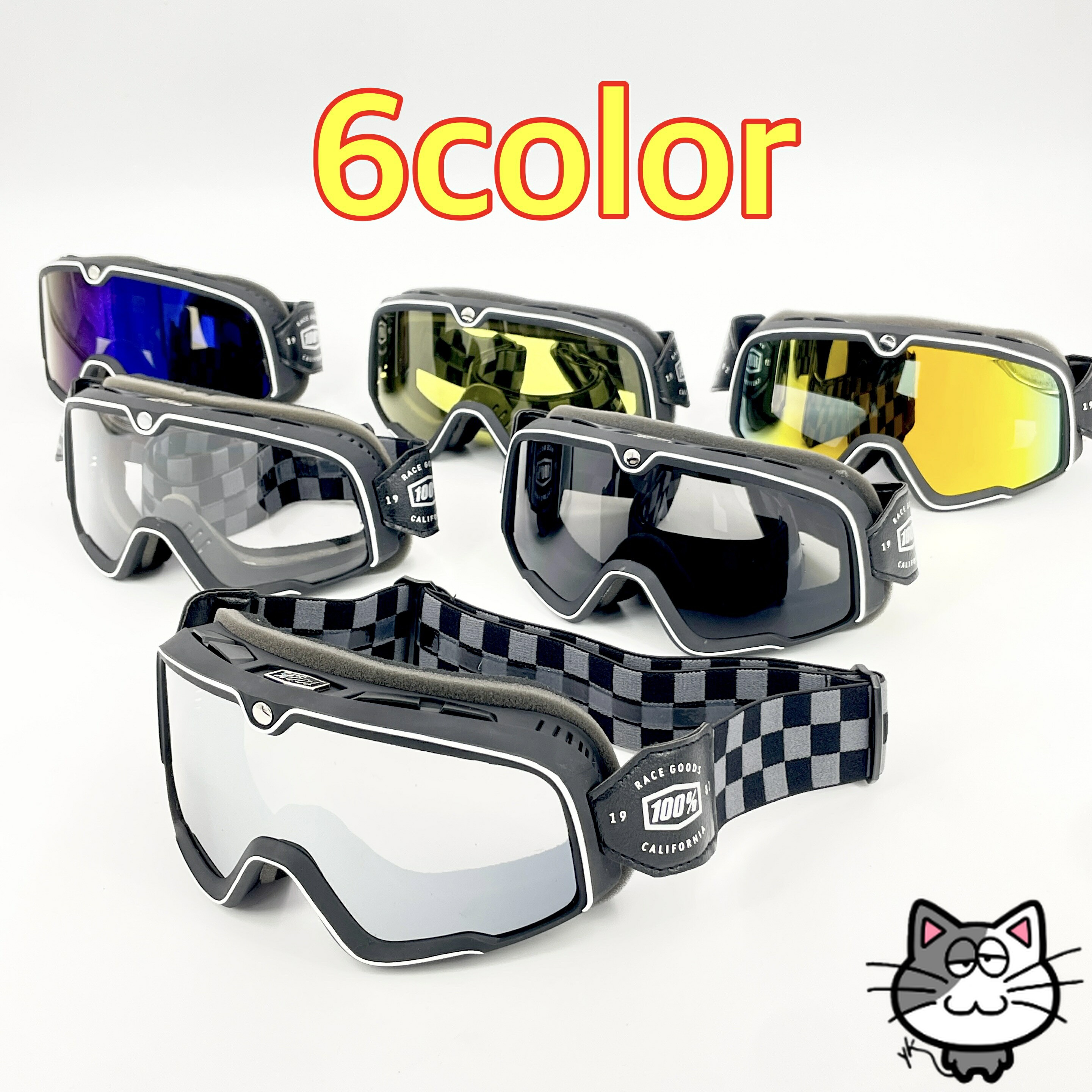 楽天市場】SWANS (スワンズ) バイク用 ゴーグル UVカット No.914