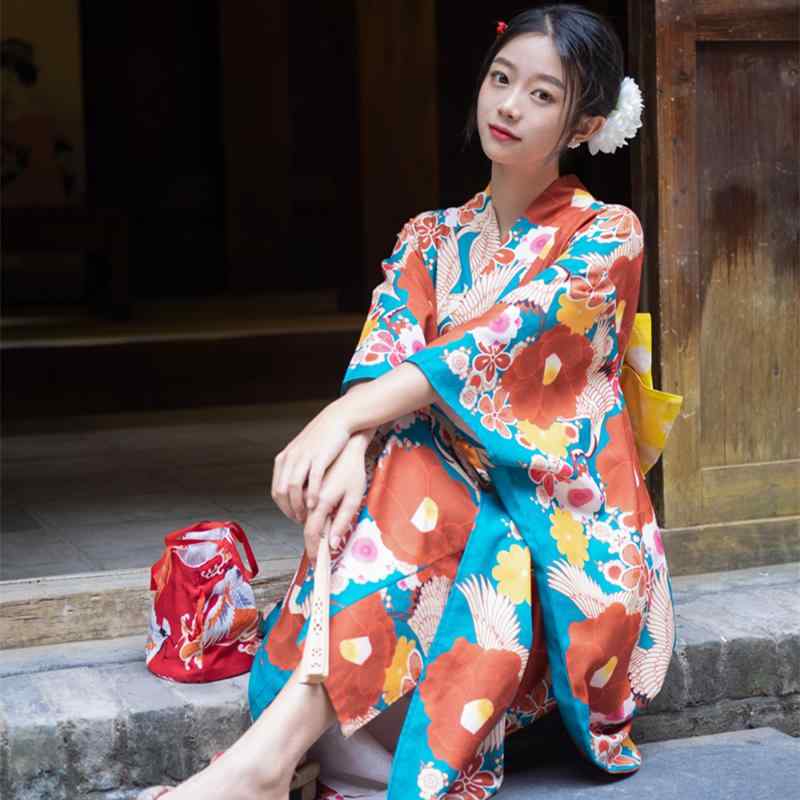 レディース ファッション 和 かわいい 夏 女性 レトロ 着物 女性用 日本 レトロ フォーマルウェア 伝統 婦人服 カラー 服 日本 ガール 夏 春夏