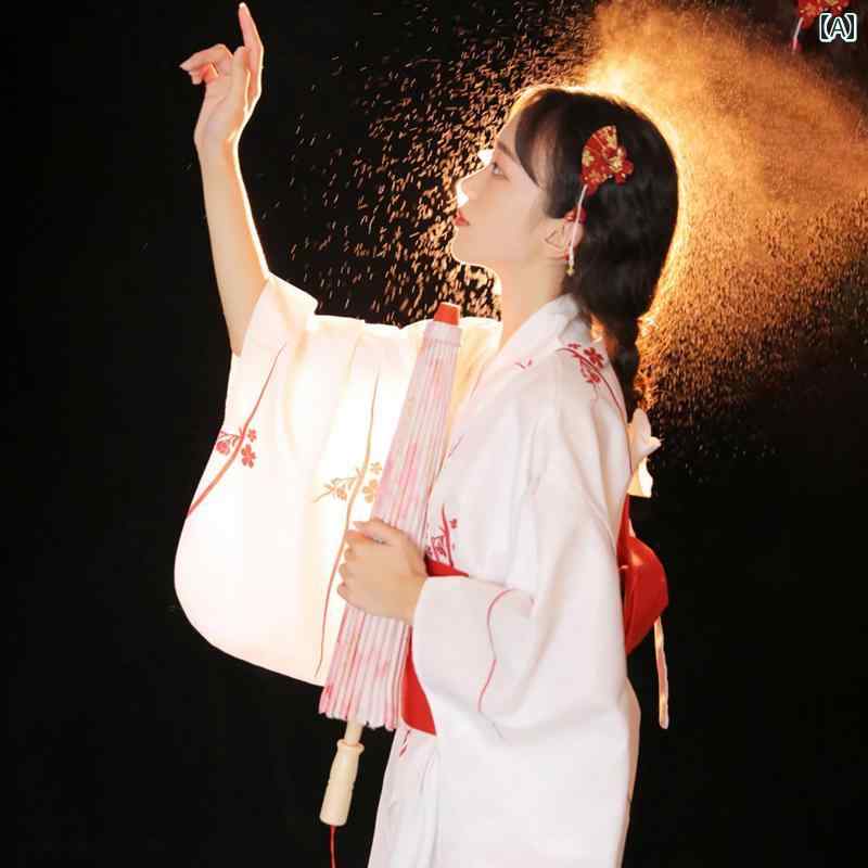 レディース ファッション 和 かわいい 夏 女性 レトロ 服 服 着物 スタイル 伝統 着物|YKC8